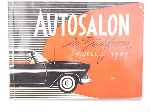 Autosalon buchform 1959 - in,