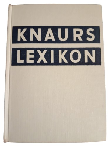 Knaurs lexikon sapere generale - sapere,