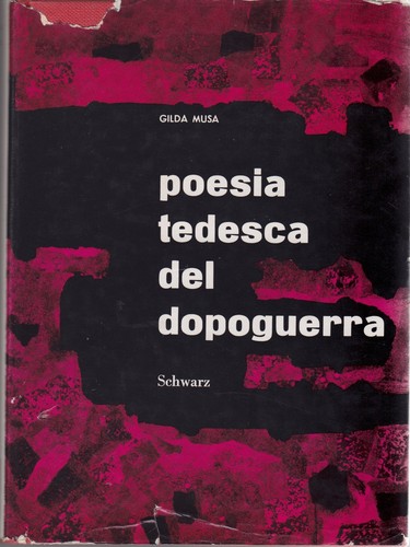 Musa poesia tedesca del - tedesca,